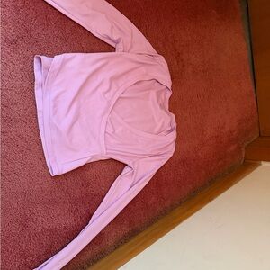 Light Pink/purple Long Sleeve Top